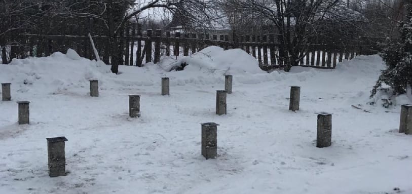Фундамент на забивных ЖБ сваях