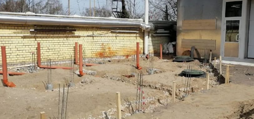 Фундамент на забивных ЖБ сваях
