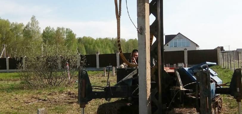 Фундамент на забивных ЖБ сваях